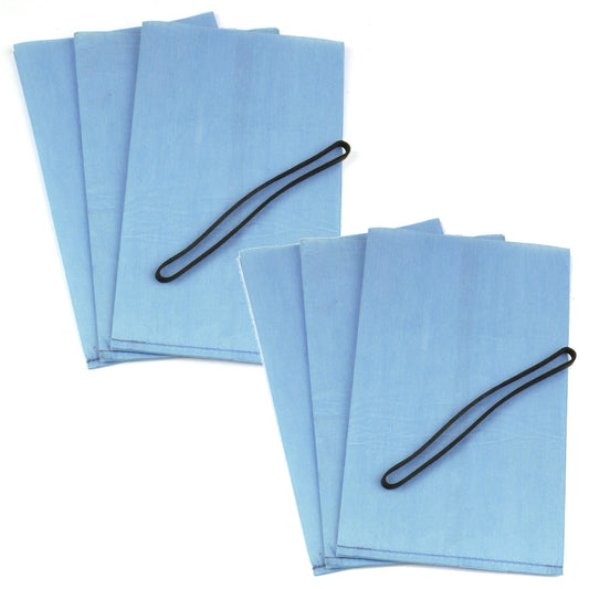 WORKSHOP Wet Dry Vacuum Bags WS01025F2 Shop Vacuum Bag Filter (2-Pack, 6 Shop Vacuum Bags With Retaining Bands)