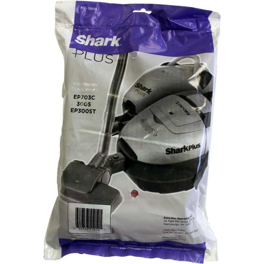 EuroPro Shark Plus EP3005T / 3005 Vacuum Cleaner Bags - 10 Pack