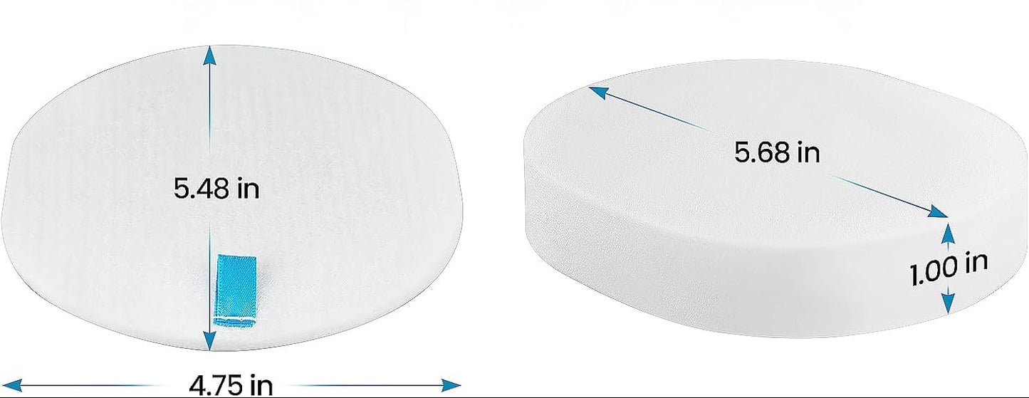 Shark Navigator Professional NV60, NV70, NV80, NV90, UV420, NVC80C - 1 Foam and 1 Felt Filter Set, 658