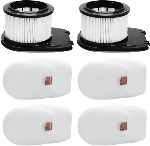 Filter for Shark IZ662H IZ682H Vertex Pro Lightweight Cordless Stick Vacuum, Part XHFIZ500 & XFFKIZ600, 2 Pack HEPA Filter 4 Pack Foam & Felt Filter Kit