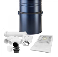 Cana-Vac Signature XLS-990 Central Vacuum, 7 Gallon, 152'' Water Lift, 8.4 inch 2 Stage Motor, Ideal upto 15000 Sqft Home, Whole House Vacuum
