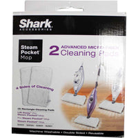 Shark Steam Pocket Mop Microfiber Cleaning Pads Fits S3500 Series S3501 S3601 S3550 S3901 SE450 S3801CO S3601D S2901 S2902 - XT3601