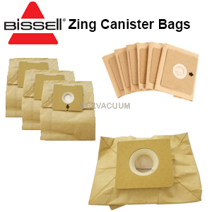 Generic Bissell Canister Zing 22Q3 Series Vacuum Cleaner Paper Bags 1 PK 2037500 