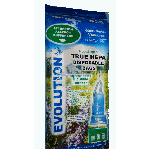 Evolution Cloth Type Synthetic Vacuum Cleaner Bags for 6000 Series  - 5 Pack