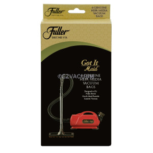 Fuller Brush Got It Maid HEPA Media Bags #  FGH-6 - 6 bags + 1  Charcoal Filter