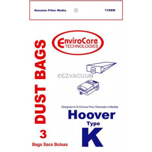 24 designed to Fit Hoover K Canister Vacuum Bags