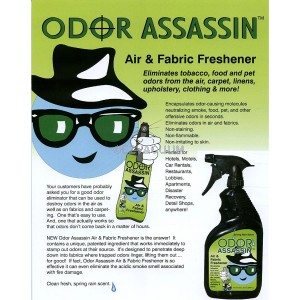 Odor Assassin Air & Fabric Odor Eliminator Spring Rain Scent