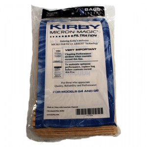 1 Belt Kirby 197394 Micron Magic Vacuum Bags for Models G4 and G5 9 Bags 