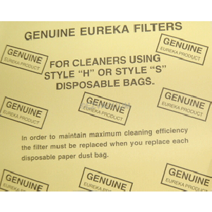 Eureka  52015 RD Filters - 4 Pack - Genuine