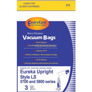 Powr-Flite ER419 Vacuum Bags For PF82H Upright - 3 Pack - Generic