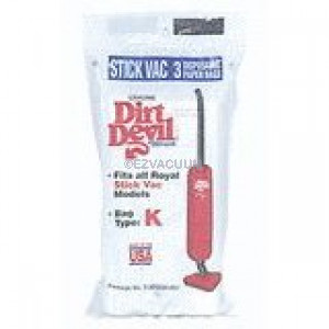 Royal/Dirt Devil Broom Type K Vacuum Cleaner Bags # 3320230001 