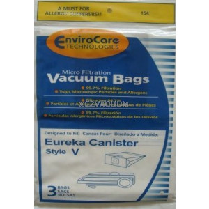 Style V Eureka Vacuum Cleaner Replacement Bag (3 Pack)