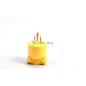 Fit All Commercial Grade Wiring 3 Wire Grounded Yellow Plug - 1 Pack