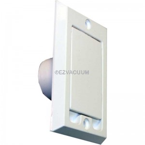 Central Vacuum Inlet Valve with Square Door (White) - 791700W