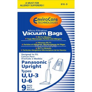 Bernina Type U Vacuum Bags - Generic - 9 pack