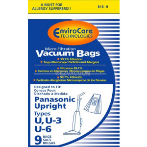 Evolution Type U  Vacuum Bags - Generic - 9 pack