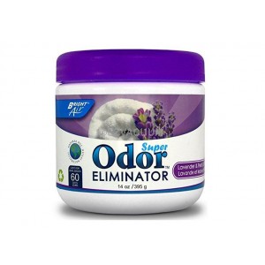 Bright Air Odor Eliminator - Lavender and Fresh Linen , 14 Ounce Jar