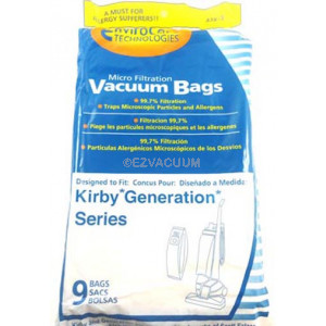 Kirby Generation 3, G4, G5  GSix Vacuum Bags - Generic 9 Bags