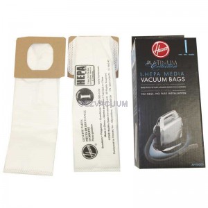 Hoover Type I Hepa Vacuum Bags for Hoover Platinum Canister UH30010COM. Genuine Part  AH10005 - 2 Bags in a pack Also replaces 20-50051