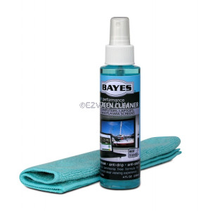 Bayes TV Screen  Monitor Cleaner with Microfiber Cloth B-177 - 4 Ounce