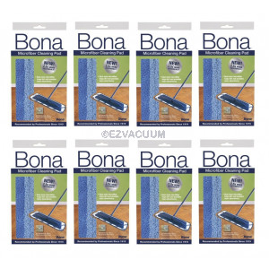 Bona Microfiber Cleaning Pad (Pack of 8)
