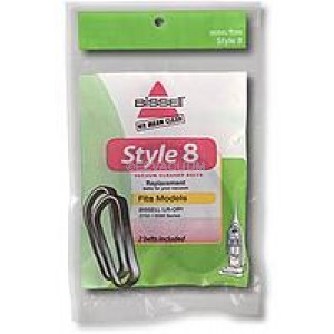 Bissell Style 8 & 14 Belts for Bissell Lift-Off Bagless Vacuums - Genuine - 2 Pack