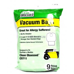 Clean Obsessed CO711 HEPA Vacuum Bags CO711BG