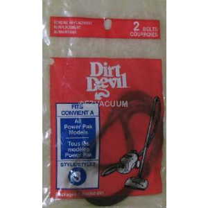 Dirt Devil 3210395001 Style 3 Vacuum Cleaner Belts - 2 Pack