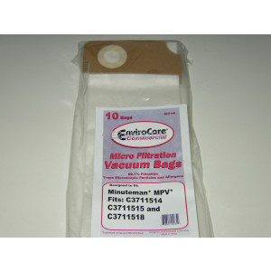 Minuteman MVP C3711514 Commercial Vacuum Cleaner HEPA Bags # ECC149, 370320pkg - Generic - 5/pack