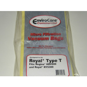 Royal Type T Commercial Vacuum Cleaner Bags #ECC163 - Generic  - 10 pack