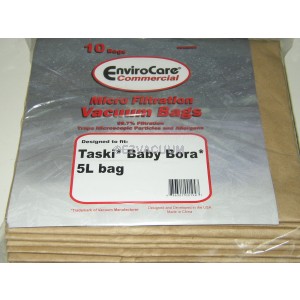 Taski Baby Bora 5L Commercial Vacuum Bags # ECC8500 - Generic - 10 pack