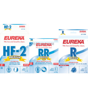 Eureka Starter Kit for Eureka Vacuum 4874, 4870 - 9 Bags 61115 , 1 Belt 61110   1 Filter 61111