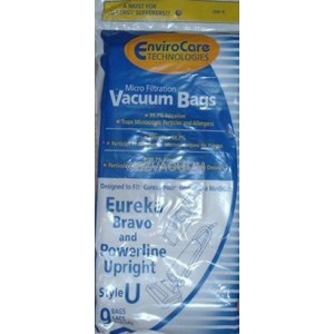 Eureka U Vacuum Cleaner Bags 54310 - 9 pack - Generic