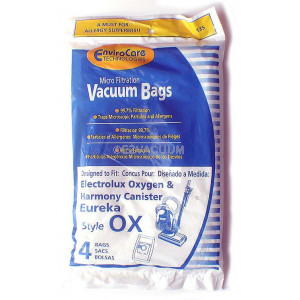 Electrolux  OX / Harmony or Style S Vacuum cleaner bags- Generic - 4 pack | S-Bag