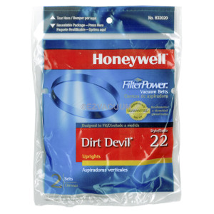 Honeywell FilterPower Vacuum Belts - Dirt Devil Style 22
