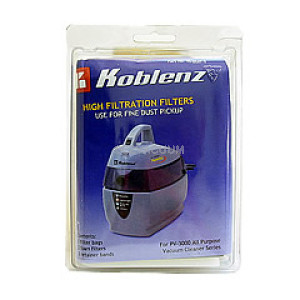Koblenz 45-0547-5 High Filtration Filters for PV3000 WET/DRY VAC