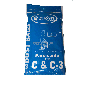 Panasonic Type c  C-3 vacuum cleaner bags MC-125P - Generic - 36 Bags