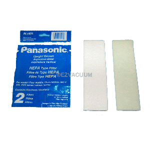 Panasonic MC-V6405 Upright Vacuum Cleaner HEPA Filters MC-V197H - 2 Pack