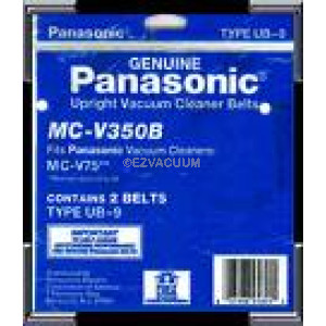 Panasonic MC-V350B Type UB 9 Belts - Genuine - 2 pack