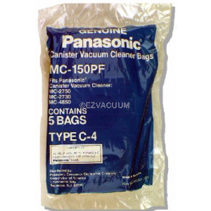 Panasonic MC-150PF Canister Vacuum Bags 5/pk 