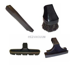 Rainbow Vacuum Accessories Attachment Combo Kit: Floor Brush, Crevice Tool, Dusting & Upholstery Tool 