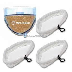 Reliable T1 Steamboy Cleaner Service Kit - 3 Mop pads + 1 Filter
