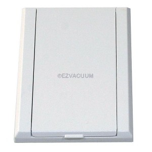 Central Vacuum Inlet Cover White - Low Voltage