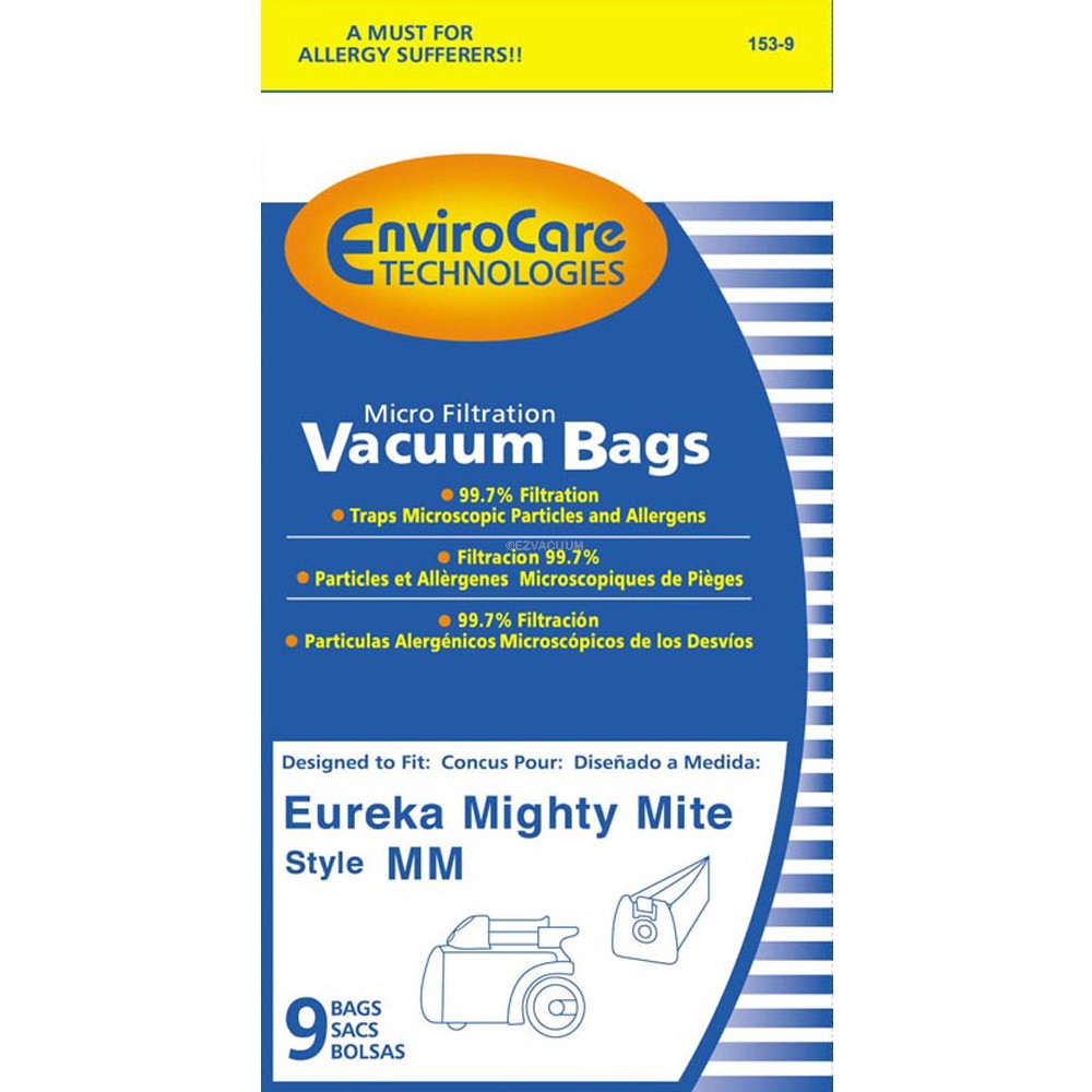 6 Vacuum Bags for Eureka MM Mighty Mite Vacuums Replaces Genuine Part 60295 