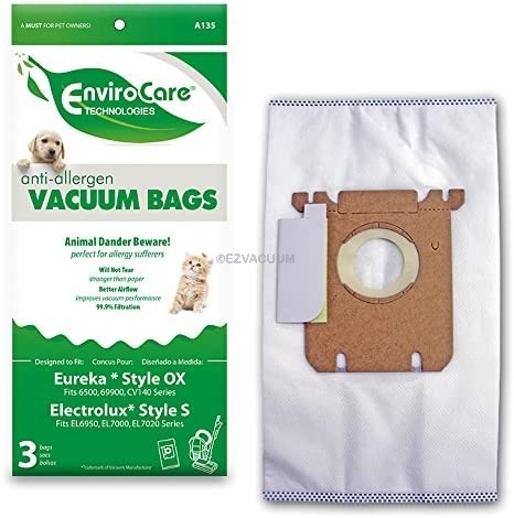 6 Vacuum Bags for Electrolux EL6988 Style S 