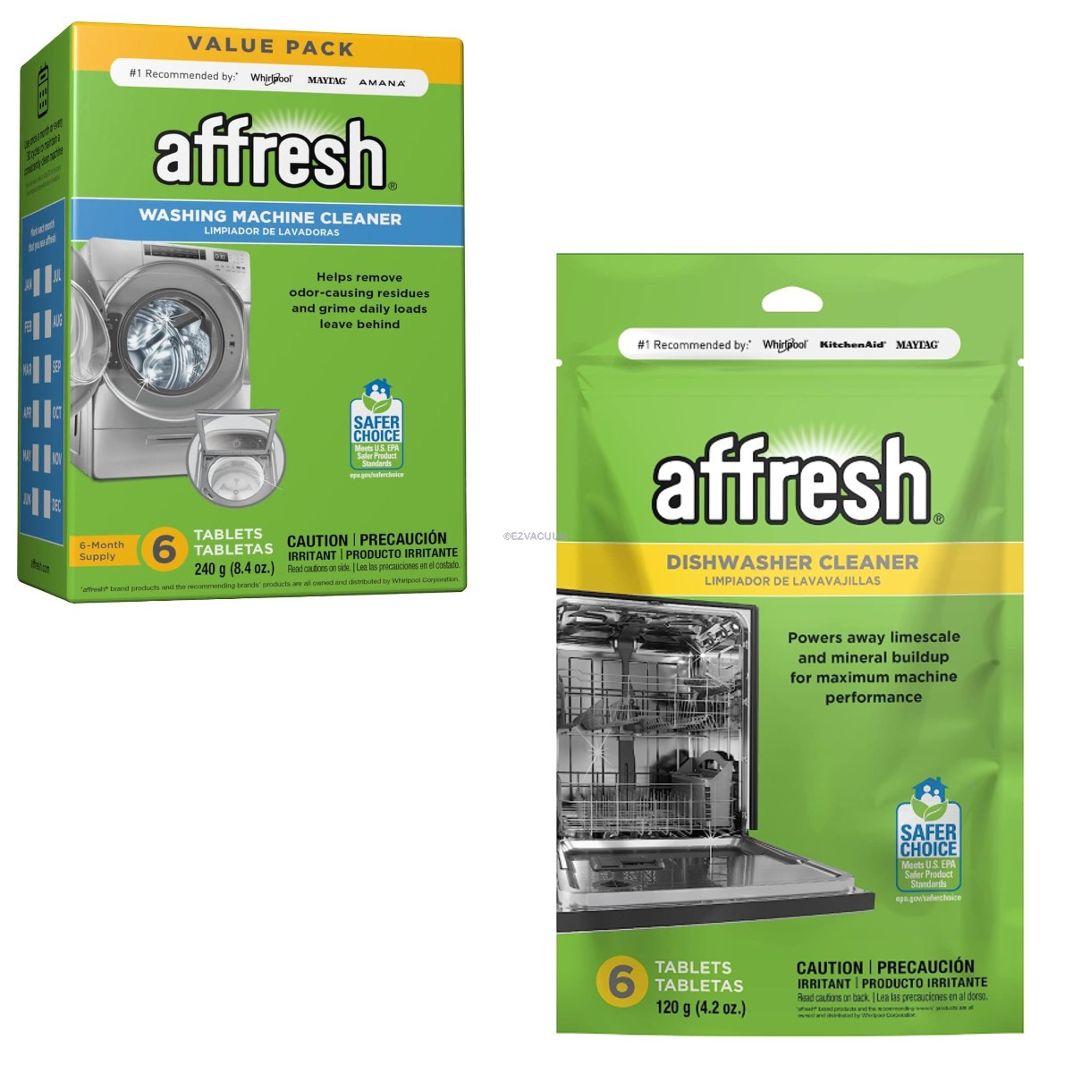 Affresh Washing Machine Cleaner, 6-Month Supply, Tablets, Value Pack
