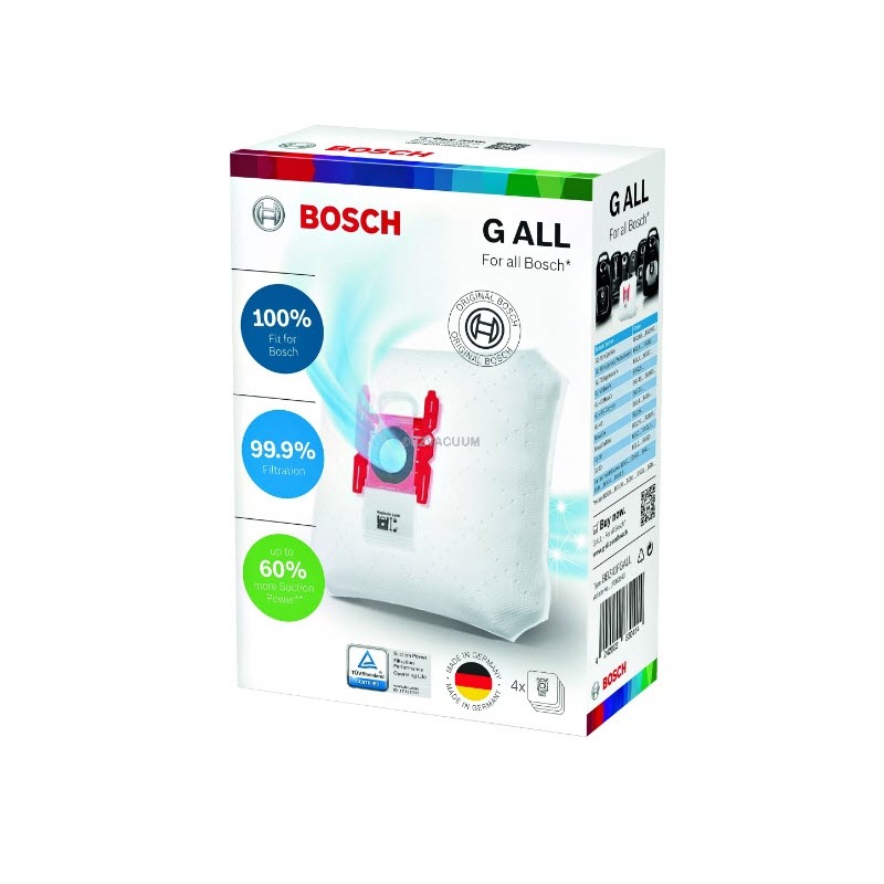 To fit Bosch Type H Activa Vacuum Cleaner Paper Dust Bag 5 Pack 
