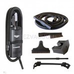 GarageVac GH120-E Black Wall Mounted Garage Vacuum with Accessory by Intervac