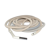 HOSE ASSY,CENTRAL VAC,50FT CRUSHPROOF,WHITE NON/ELECTRIC