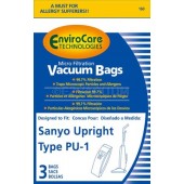 Sanyo SC-PU110 , SC-PU1 Upright Bags- Generic - 9 pack